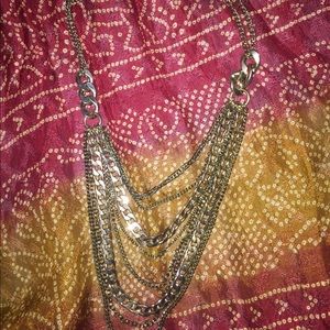 Chain link layered necklace